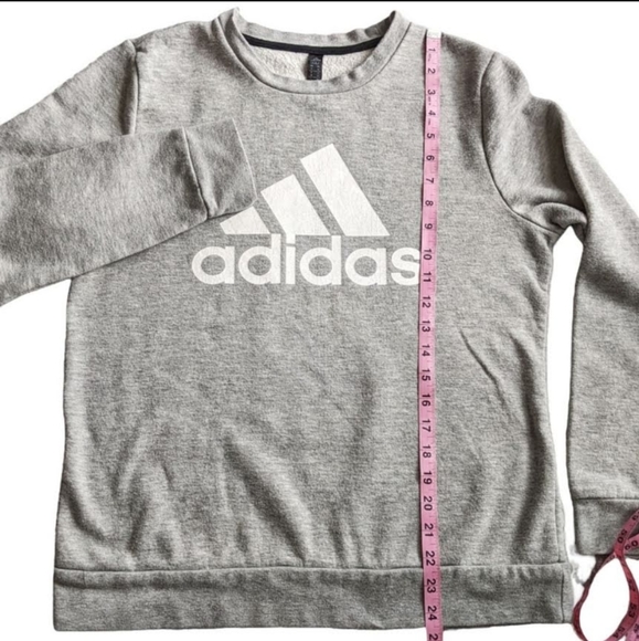 Adidas Ladies' Crewneck Fleece Sweatshirt - Picture 12 of 14